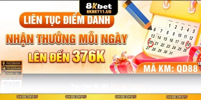 Khuyến mãi 8KBET Lì xì 88.888K mỗi ngày cho mọi hội viên
